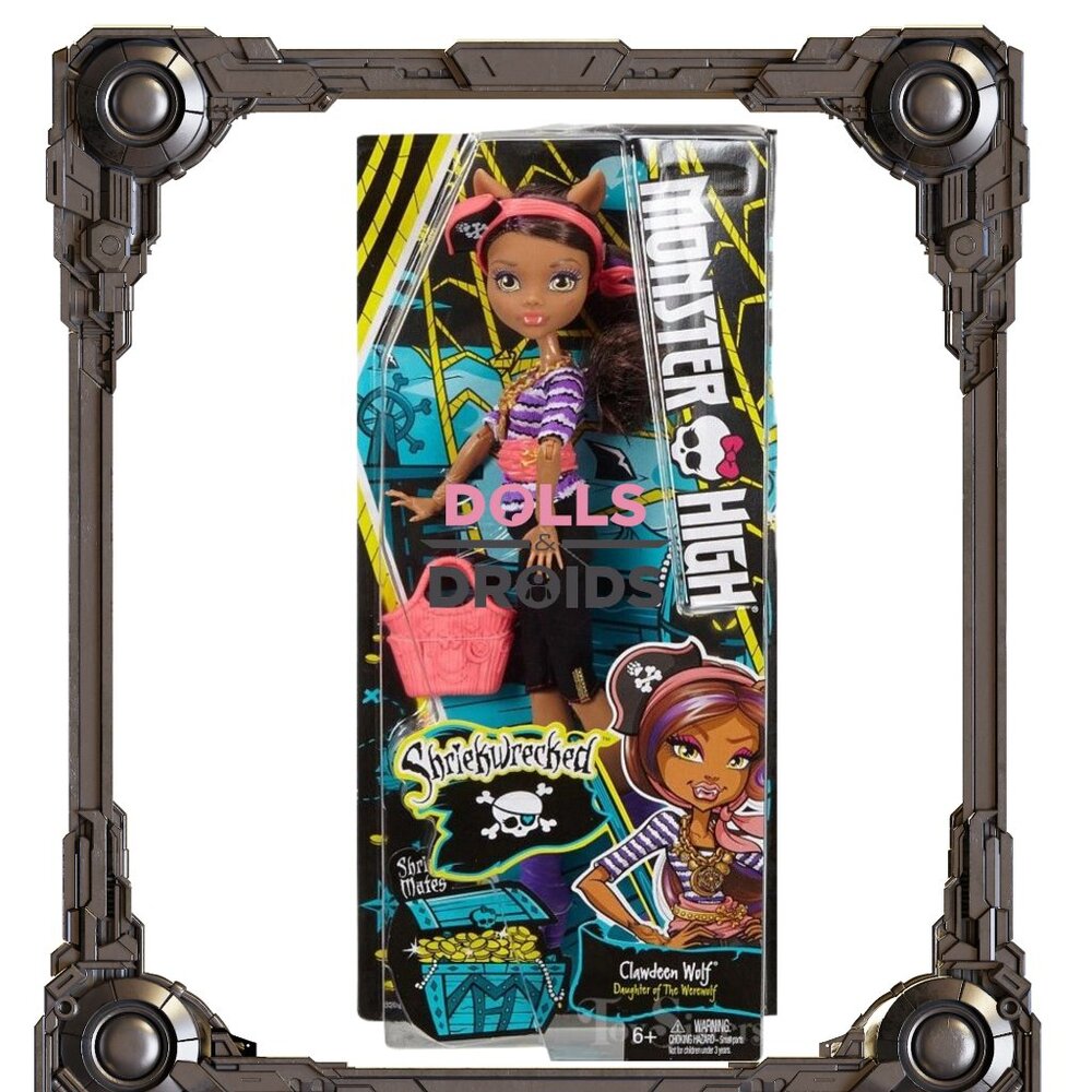 MONSTER HIGH CLAWDEEN WOLF SHRIEKWRECKED DOLL